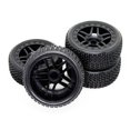 thumbnail image 2 of 4pcs 109mm Wheel Tyre 17mm Hex For 1/8 Arrma Traxxas Redcat Kyosho Afortunado Sencillez, 2 of 5