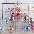 thumbnail image 3 of suxuMhao 12 Inch Glitter Balloons 100Pcs Clear Latex Balloons for Wedding Decor, Birthday Party, Outdoor Party, Round Inflatable Balloons for Arch Kit & Event Decoration, Red, 3 of 4