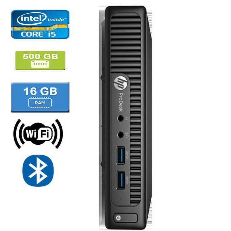 Restored HP 400 G2 MINI Intel Core i5-6500T 2.50 GHz, 16GB, 500GB