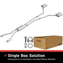 BRExhaust OE Replacement Exhaust System Kit 106-0586: Compatible with 2004-2007 Cadillac CTS 3.6L, 2005-2007 Cadillac STS 3.6L