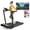 Black, variant on 3 in 1 Folding Treadmills for Home, 3.0HP Powerful and Quiet Under Desk Treadmill, 300 lbs Capacity Foldable Walking Pad Treadmill with Remote Control and Space Saving, Free Installation