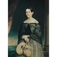 thumbnail image 3 of Nelson Cook 14x18 Black Modern Framed Museum Art Print Titled - Mrs. James Merrill Cook (1840), 3 of 5