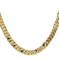thumbnail image 6 of 14K Yellow Gold 6.75mm Beveled Curb Chain Bracelet 7 Inch, 6 of 6