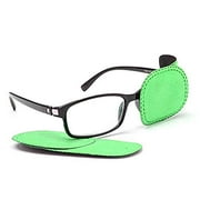 Adecco LLC Amblyopia Eye Patches For Glasses, Kids Eye Patch,Strabismus, Lazy Eye Patch (green)