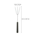 thumbnail image 6 of CIMAXIC Stainless Steel Fondue Forks, Black, Ideal for Chocolate and Cheese Dipping 36Pcs, 6 of 6