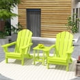thumbnail image 3 of Paradise 3-Piece Set Classic Folding Adirondack Chair with Outdoor Side Table, 3 of 9