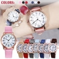 thumbnail image 4 of YZZZJZQL Women Watch Elegant Small Dial Quartz Wristwatches Simple Soft Frosted Pu Leather Strap White, 4 of 4