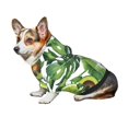 thumbnail image 7 of Haiem Watercolor Green Tropical for Winter Dog Hoodie Sweatshirts with Pockets Warm Dog Clothes for Small Dogs Chihuahua-Large, 7 of 7