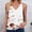 White, variant on Women's Tank Tops Floral V Neck Sleeveless Casual Loose Fit