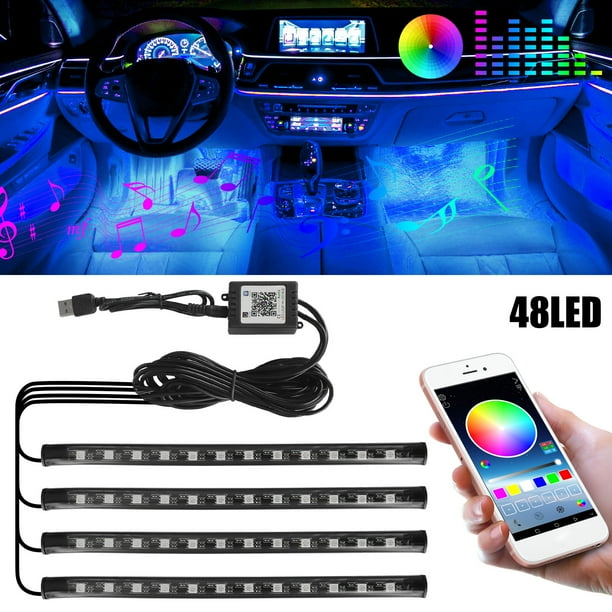 multicolor led system car remote control