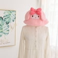 Kawaii Cinnamoroll Bucket Hat Sanrio My Melody Kuromi Anime Winter Warm