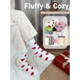 thumbnail image 3 of Fuzzy Socks for Women, Warm Cozy Fluffy Thick Plush Sleeping Slipper Socks Stocking Stuffer Gifts, 3 of 6