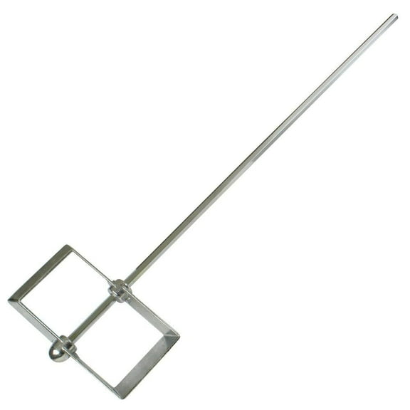 Kraft Tool Co 30.75 Inch Aluminum Paddle Hex Shaft Junior Mud Heavy-Duty Mixer