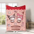 thumbnail image 1 of 3D Printing, Cartoon Soft Double Flannel Blanket, Super Soft Blanket, Suitable For Living Room, Sofa, 1 of 3