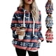 thumbnail image 3 of Sudadera De Mujer, Cómodas Telas De Poliéster Con Estampado De Patrón Navideño, Sudadera Con Capucha Suelta Para Fiestas Navideñas ANGGREK Sudadera de mujer, 3 of 6