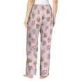 thumbnail image 3 of Balery Strawberry Cake print Women's Pajama Pants,Ultra Lightweight Pjs,Lounge Pant-Small, 3 of 9