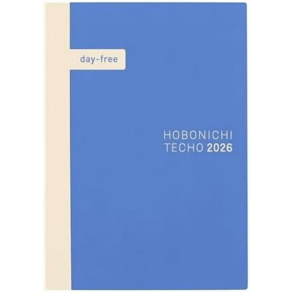 Hobonichi Techo 2026 Day-Free Book – A5, Japanese, Monthly, January start, Monday start$$