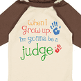 thumbnail image 4 of Inktastic Future Judge Gift for Kids Boys or Girls Long Sleeve Baby Bodysuit, 4 of 5