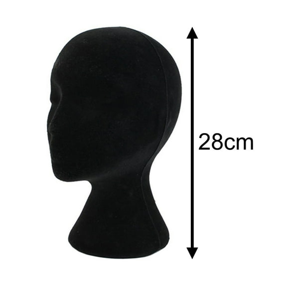 JNXYL Foam Styrofoam Mannequin Female Head Model For Wig Glasses Hat Display Stand
