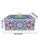 thumbnail image 5 of Caja Almacenamiento Joyas Con Pintura Diamantes Mandala para Collares Pendientes Y Anillos, 5 of 7