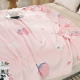 thumbnail image 6 of AuroraX Bed Sheets Flannel Red Flat Sheets,Cute Single Bed Sheet Sold-Separately, 6 of 7