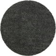 thumbnail image 3 of Unique Loom Davos Shag Collection Area Rug - Solid (10' Round Peppercorn), 3 of 7