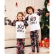 thumbnail image 4 of Conjunto de pijamas a juego para la familia de Navidad 2024, ropa para padre, madre e hijos, atuendos nuevos, mamelucos para bebé, ropa de dormir, pijamas, 4 of 5