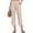Beige -AG08, variant on Capri Pants for Women Summer Casual Straight Leg Cropped Pants High Waist Stretch Capris for Golf Athletic Daily Wear Navy S