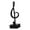 Black, variant on Music Note Figurine Statue Ornament for Home Table Centerpieces Bookshelf Decoration , Black
