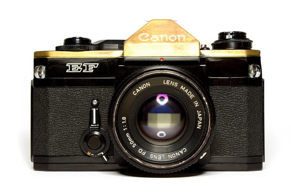 Analog Camera Vintage Vintage Camera Canon 12 Inch By 18 Inch