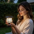 thumbnail image 5 of VMWMSSR Solar Powered Fence Post Lights,Waterproof Auto On Off Clip‑On Solar Lantern,Portable Outdoor Deck Railing Light For Patio Backyard Garden Yard Decoration(White Light-4.13"), 5 of 7