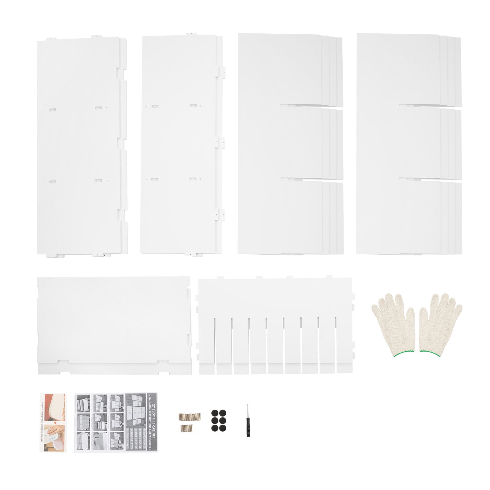 27 Slots Literature Organizer for Classroom,Desktop File Sorter for Office, Mailbox Keeper