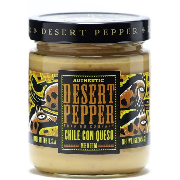 Desert Pepper Trading Con Queso Chile, Medium, 16-Ounce (6 Pack)