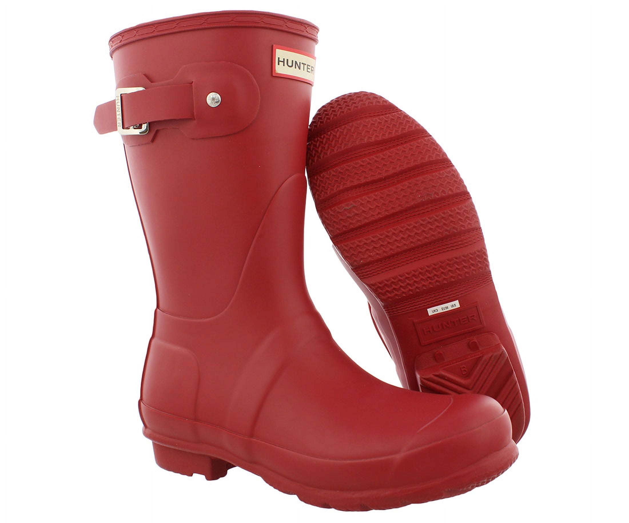 Hunter Original Short Rubber Rain Boots, 5US/3UK
