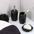 thumbnail image 5 of Diamond Bath Tumbler Cup Holder or Toothbrush Holder Black, 5 of 7