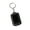 Black, variant on Small Solar Power Flashlight Keychain Practical Key Holder Plastic Texture for Outdoor Enthusiasts and Everyday Use
