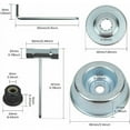 thumbnail image 2 of Llave de cadena para motosierra de alta resistencia para motores de alta potencia, diseñada para Stihl FS56R FS80, construcción duradera para un rendimiento confiable, resistencia a la corrosión que, 2 of 5