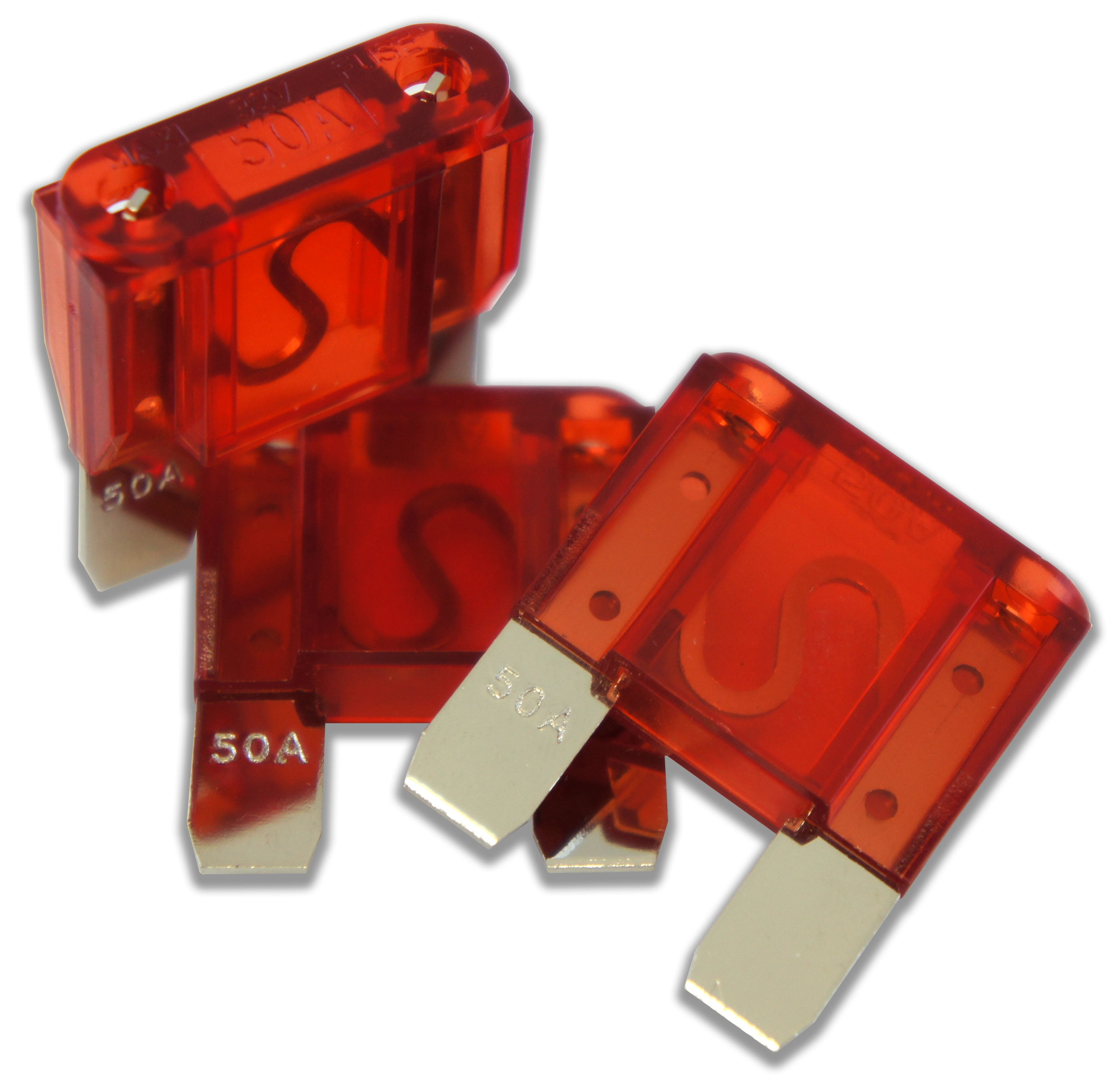 Harmony Audio HAMAXI50 Car Stereo Fuseholder 3 Pack 50 Amp MAXI Fuses