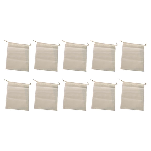 LULULION 10Pcs Travel Shoes Pouches Lightweight Drawstring Shoe Organizers Assorted Color