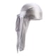 thumbnail image 4 of Gorro De Bufanda De Quimio Sedoso Suave Brillante Gorro Turbante Musulmán Durag Headwrap Negro SM SunniMix Velos de seda Durag Cap, 4 of 8