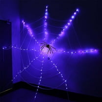 CXALSSY Halloween Decor, Halloween Decorations, Halloween Decorations Indoor, Halloween Indoor Decor,Halloween Web LED Light Halloween Props 12FT 11.8in