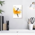 thumbnail image 3 of Elephant Stock Desert Dance Wall Art - Vertical Canvas Wall Art - Living Room Wall Decor - Dance Canvas - White And Orange Decor By Ashvin Harrison - 8" x 12", 3 of 8