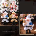 thumbnail image 2 of Moyic Muñeco colgante de Papá Noel de resina, regalo de Navidad, figurita, decoración de mesa, adorno de árbol de Navidad, regalo para niños, Kits de decoración para fiestas rojo verde Moyic HA0283-02B, 2 of 6