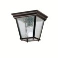 thumbnail image 1 of 1 Light Outdoor Flush Mount with Transitional Inspirations 7.25 inches Tall By 7.25 inches Wide Bailey Street Home 147-Bel-555918, 1 of 1