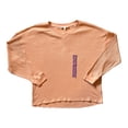 thumbnail image 2 of Seven7 Women's High-Low Hem Super Soft Waffle Knit Crew Pullover Top (Peach Cargo, M), 2 of 3