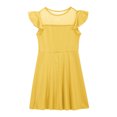 thumbnail image 4 of Mgmyaa Girls Dress Summer Lace Ruffle Sleeve Mesh A Line Casual Party Dresses with Pockets 4-14 Years, 4 of 5