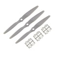 thumbnail image 1 of Hélices RC CW 6x4 Pulgadas 2-Palas para Avión Nylon Gris 3Pcs con Anillos Adaptadores, 1 of 4