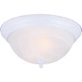 thumbnail image 3 of CANARM IFM413WH 13" 2 Bulb Flush Mount, White with Alabaster Glass, 3 of 5