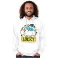 thumbnail image 3 of Saint Paddys Lucky Tootsie Pop Owl Hoodie Sweatshirt Women Men Brisco Brands X, 3 of 6
