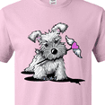 thumbnail image 4 of Inktastic Schnauzer with Heart T-Shirt, 4 of 5